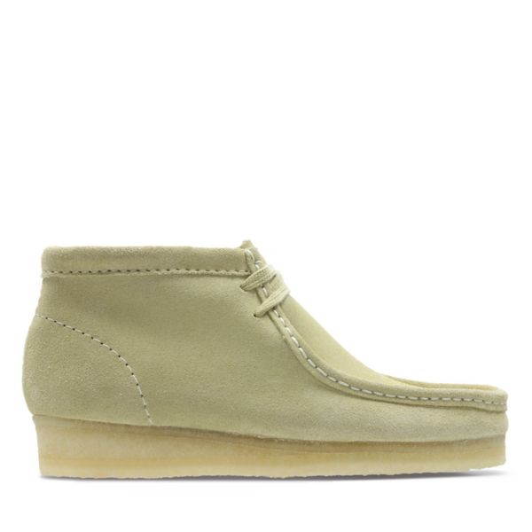 Clarks Womens Wallabee Boot Ankle Boots Maple Suede | UK-1294087